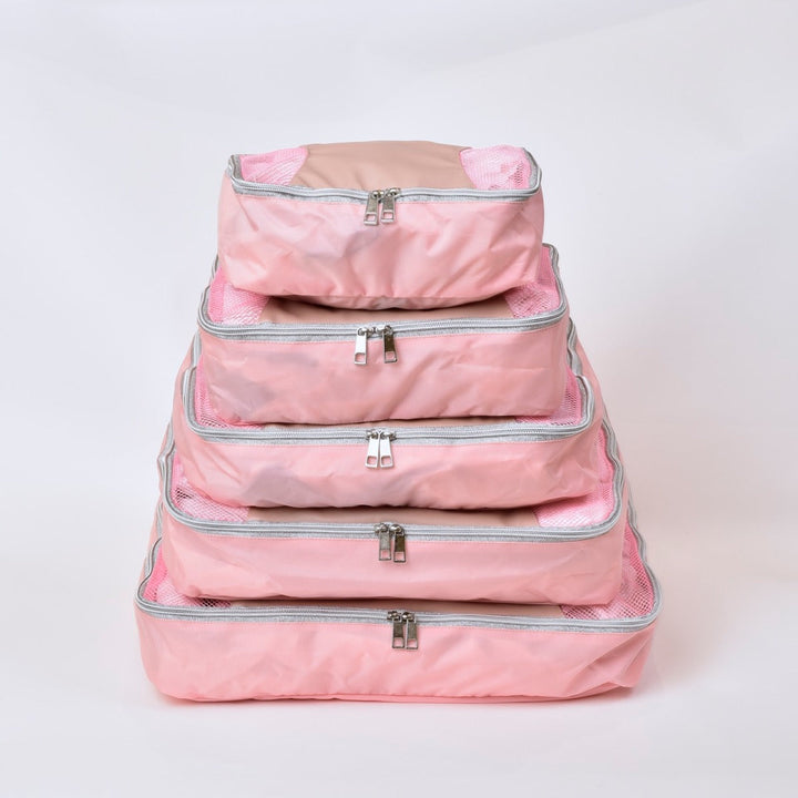 5 Set Packing Cubes- Pink