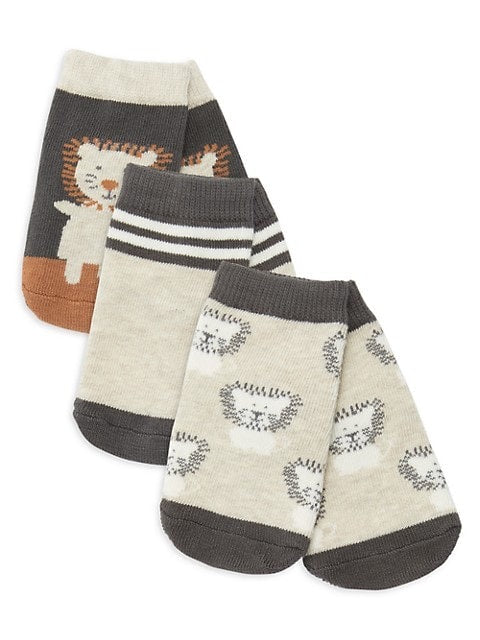 Elegant Baby 3pk Socks Lion