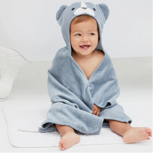 Bath Wrap - Slate Puppy