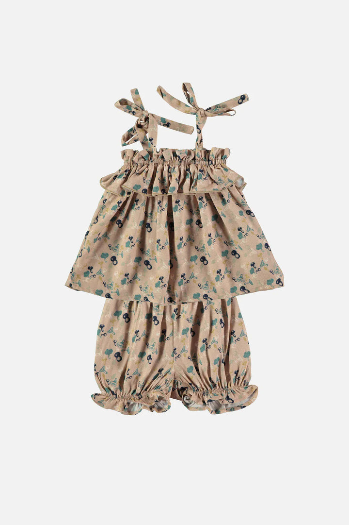 Mushroom flowers baby set