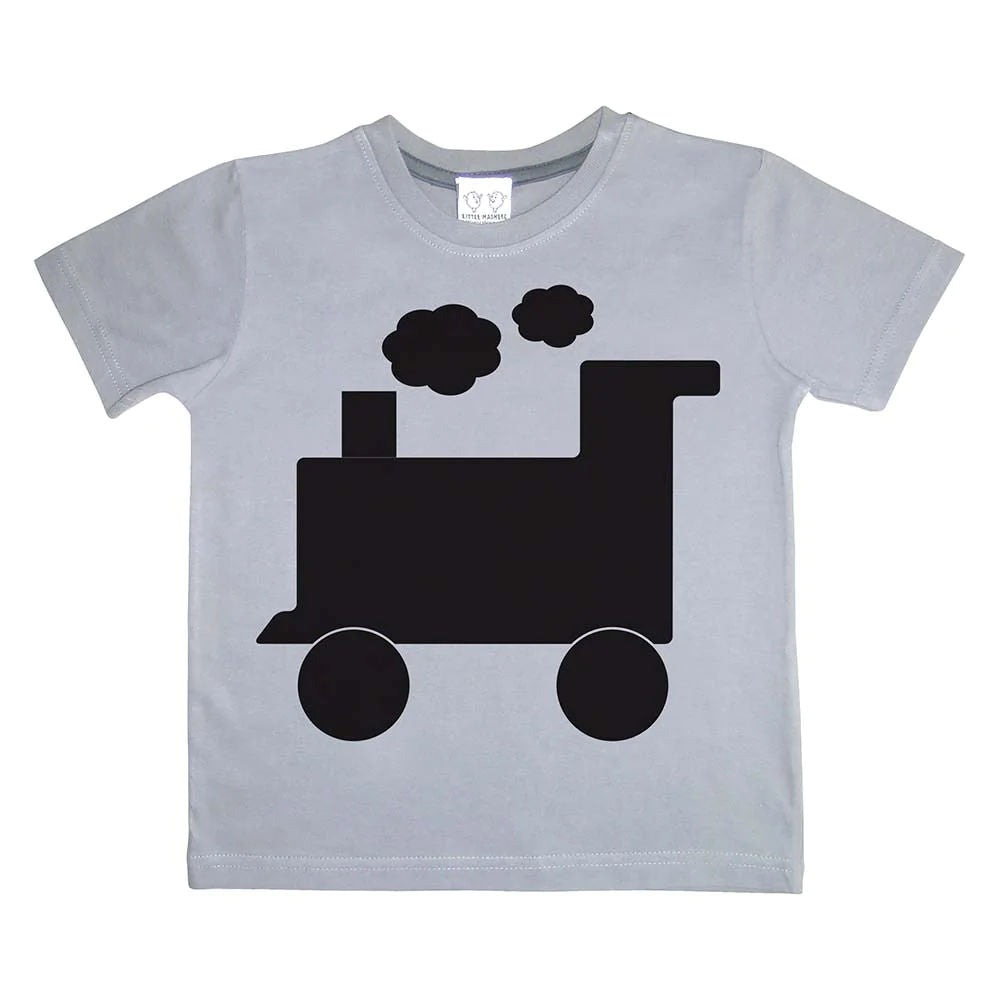 Chalkboard T-shirt (Grey Train)