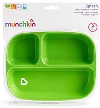 Munchkin Splash Divided Plates 2 Pcs