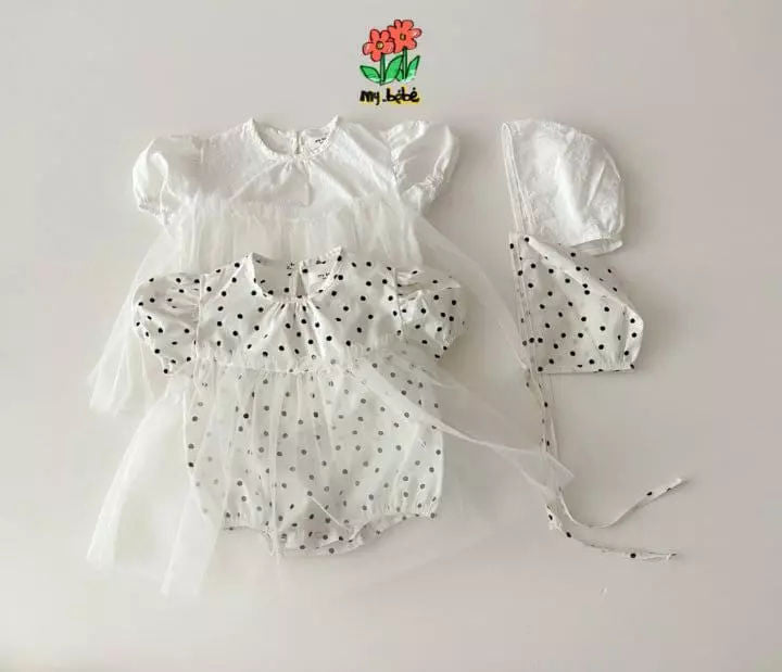 Mini Sha Bodysuit with Bonnet