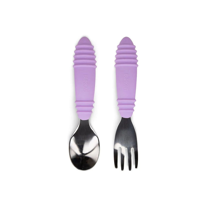 Lavender Spoon + Fork