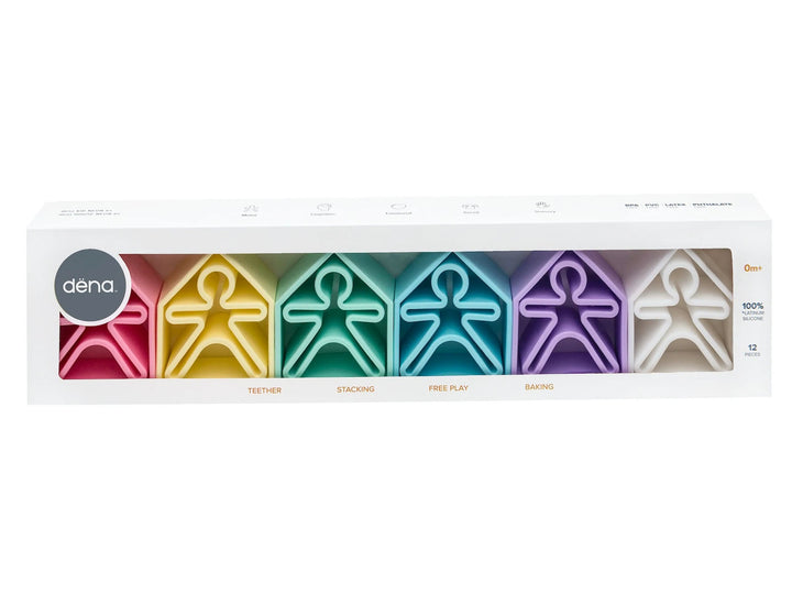 6 Kids + 6 Houses Pastel