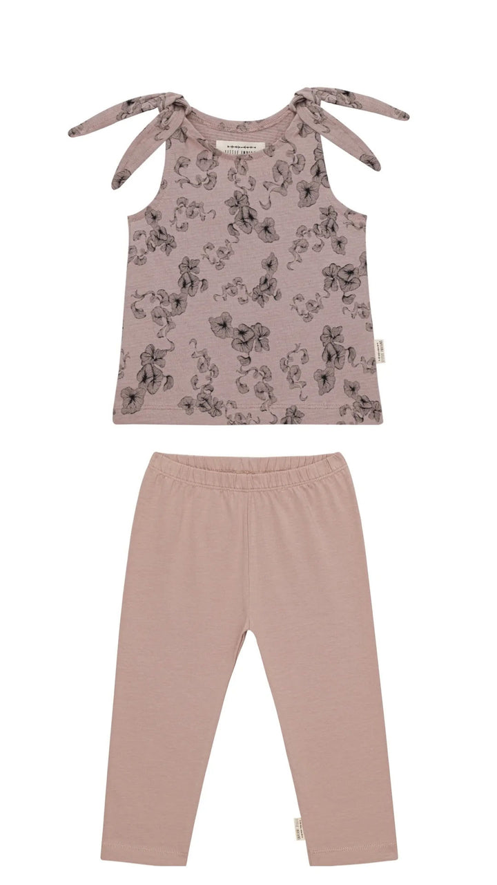 Sea Tangle Tank Top & Leggings Set - Fawn
