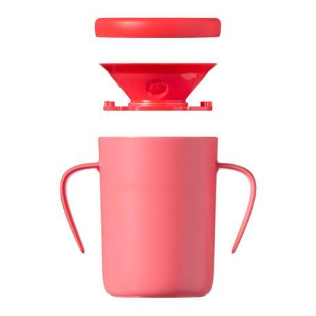 Tommee Tippee Easy-Flow 360 Handled Cup Pink 6+m