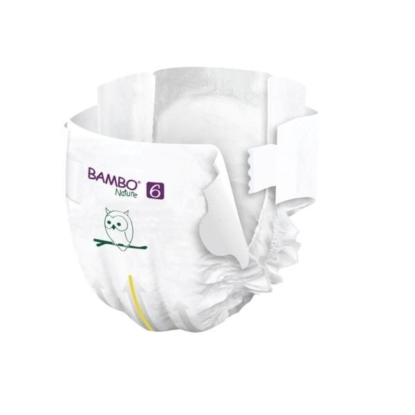 Bambo Nature Premium Eco Diapers Size 6 (16+ KG) Tall Pack of 40