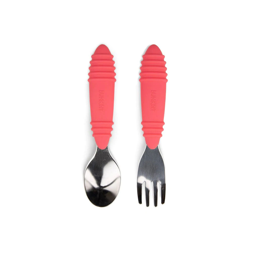 Red Spoon + Fork