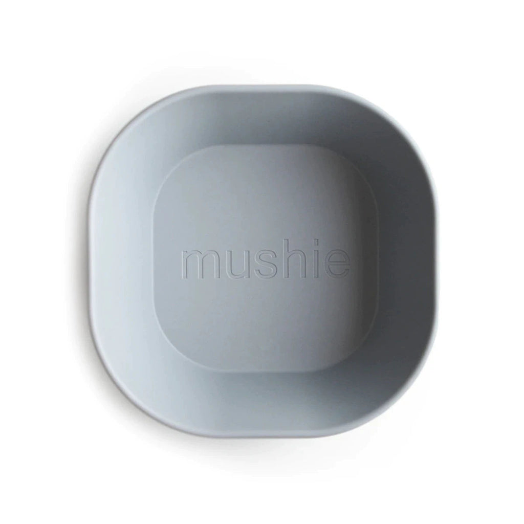 Mushie Dinnerware Bowl Square Set of 2 (Cloud)