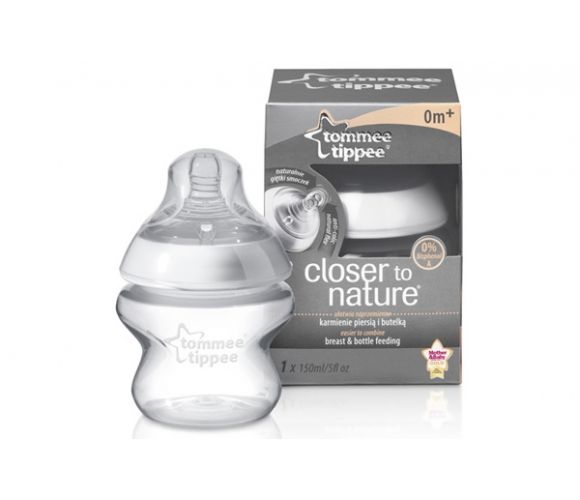 Tommee Tippee Closer to Nature Feeding Bottle 150ml