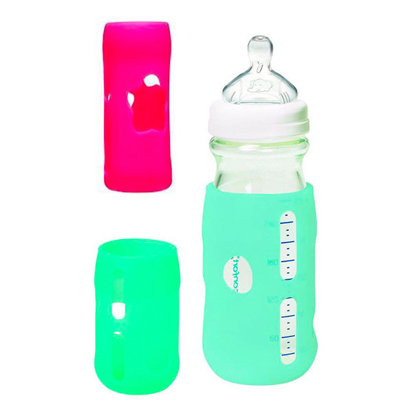 Bebeconfort Silicone Protection for Glass Bottle 240ml Bee Fantasy
