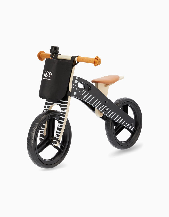 Kinderkraft Balance Bike Runner Vintage Black with Accessories