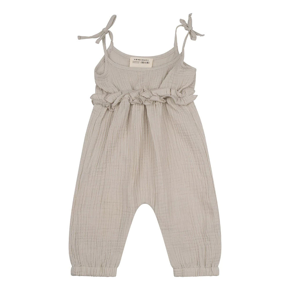 Jumpsuit Muslin Spaghetti Strap - Taupe