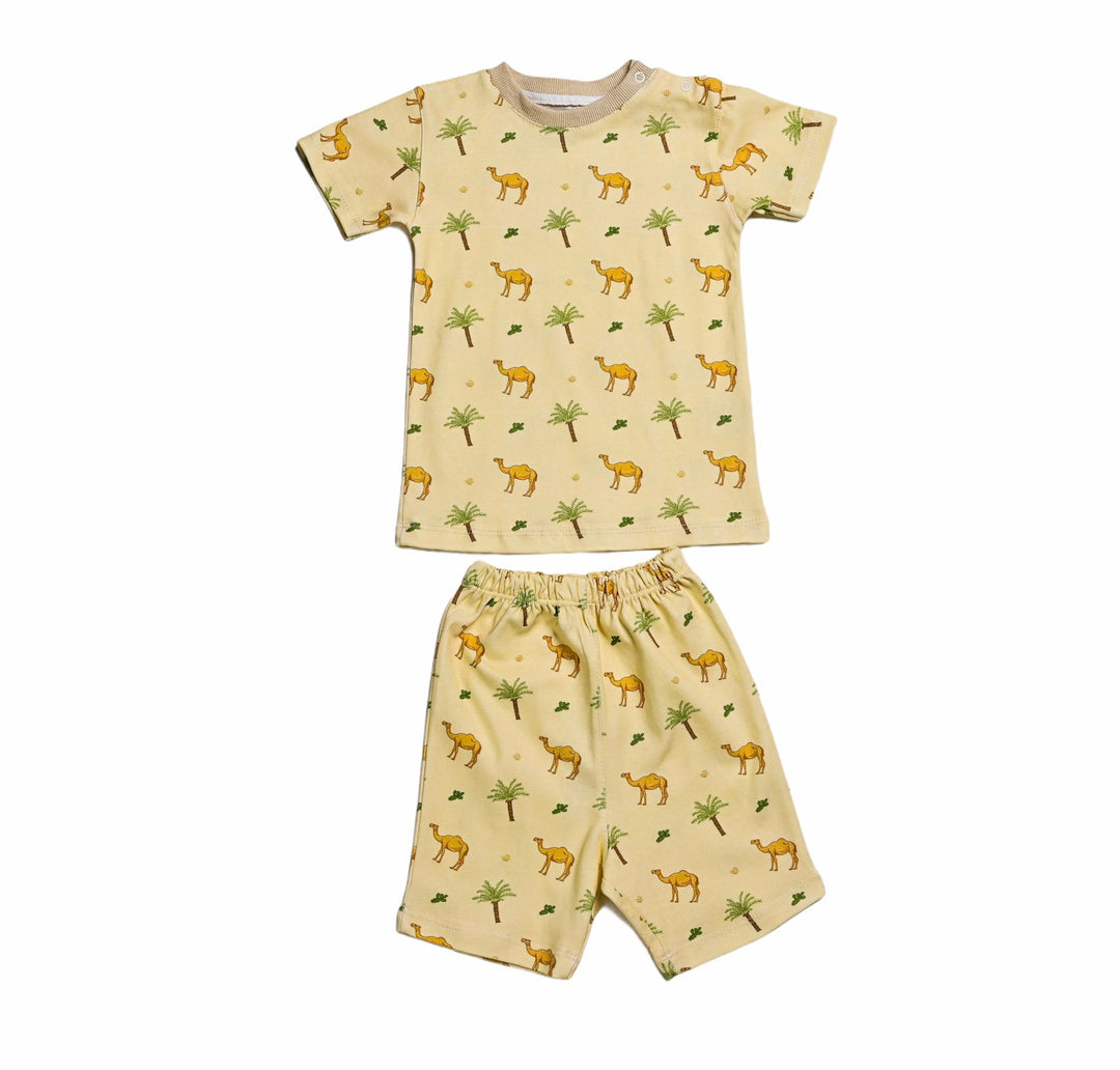 Camel Pajama - Short sleeves
