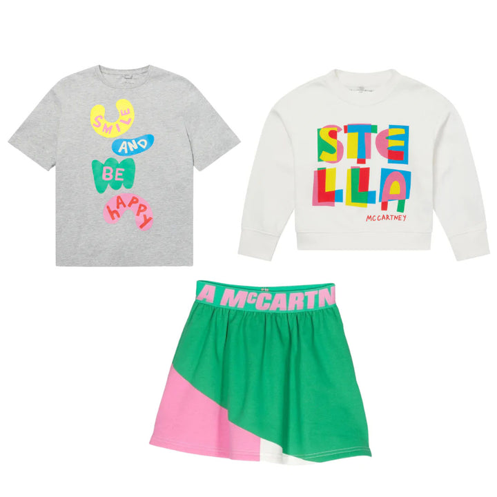 Color Block SMC Skirt