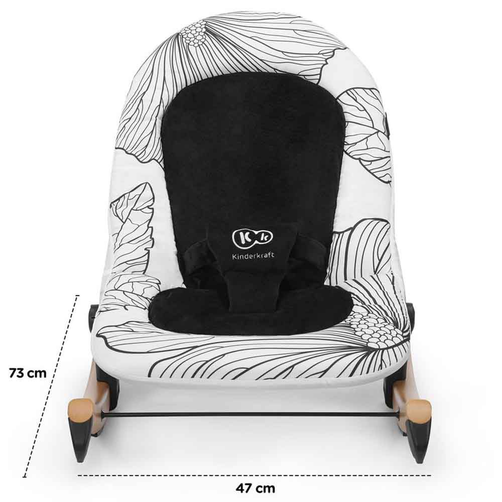 Kinderkraft Bouncer Finio Black-White