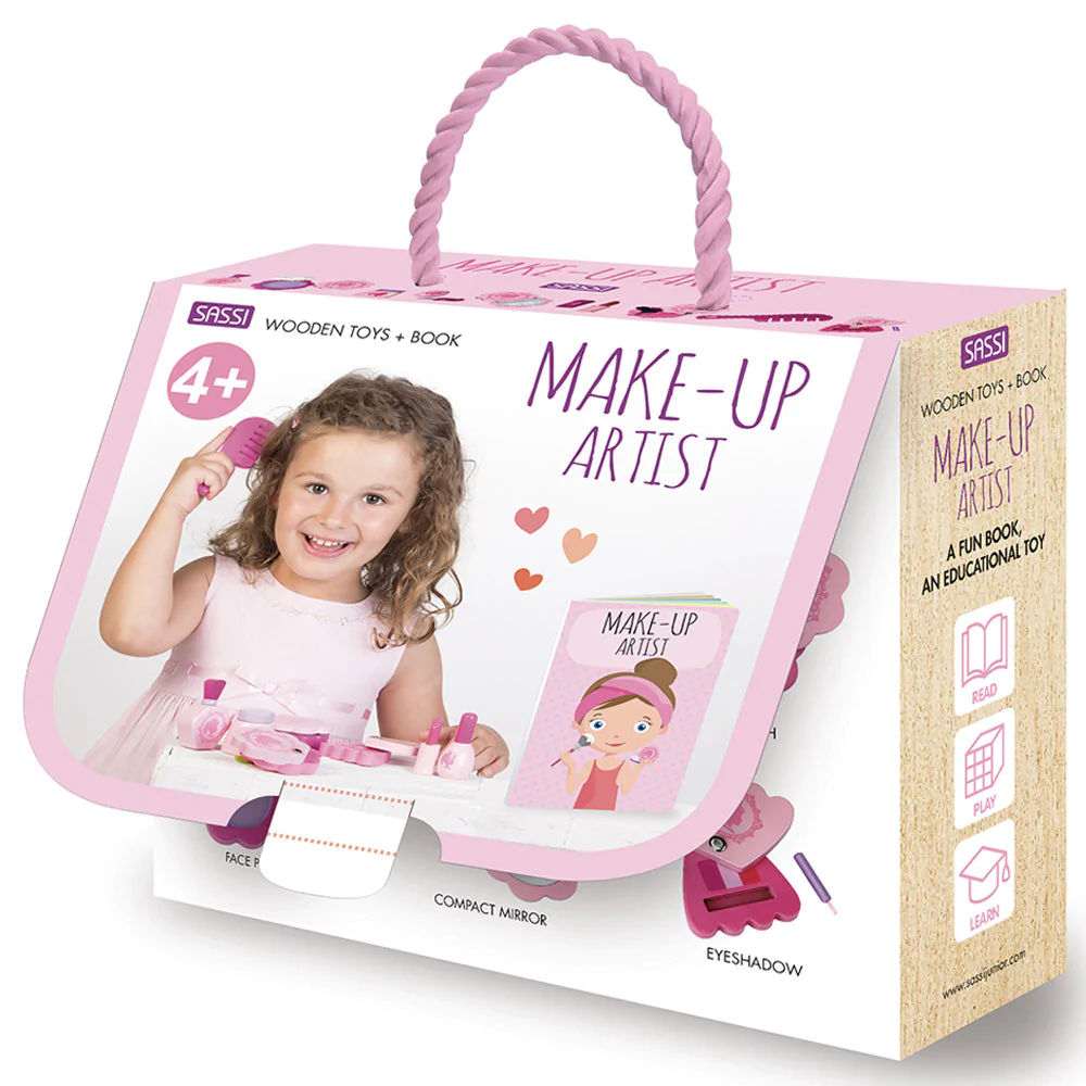Sassi Book And Wooden Toys Make-Up Artist