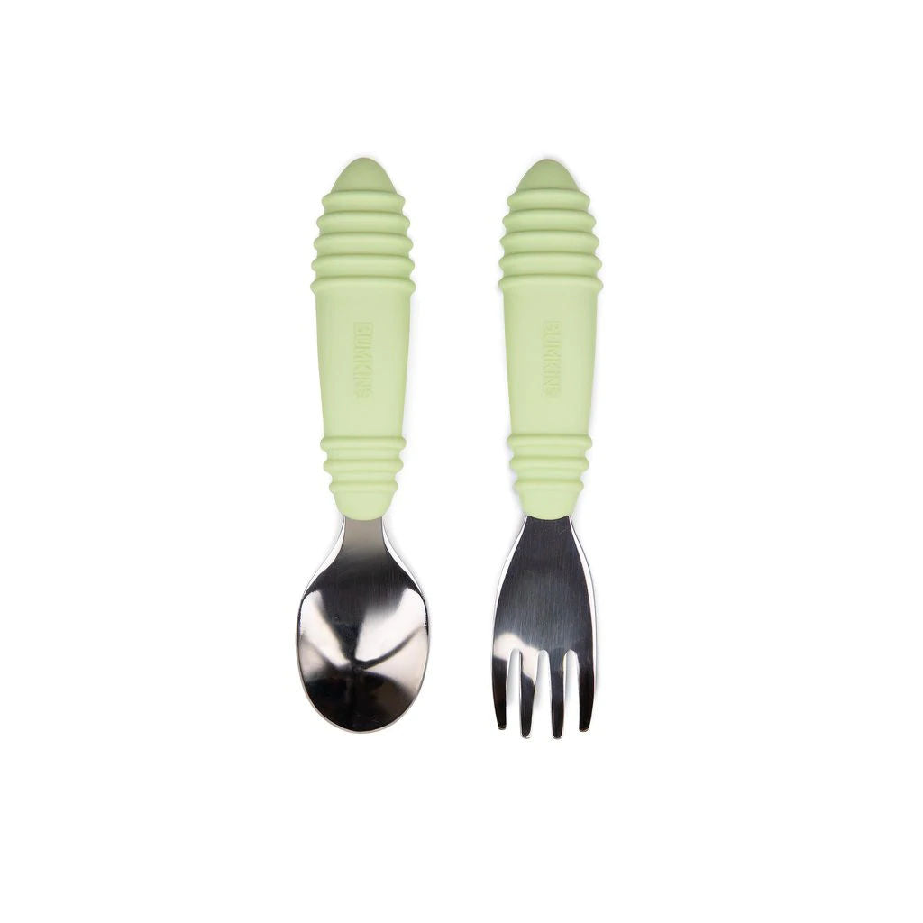 Sage Spoon + Fork