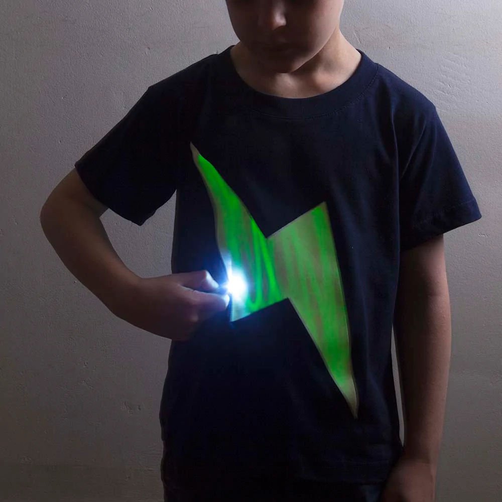 Glow Up T-shirt (Grey Lightning)