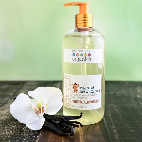 NBO 3-in-1 Shampoo/Body/Face Wash - Vanilla Tangerine, 16 oz