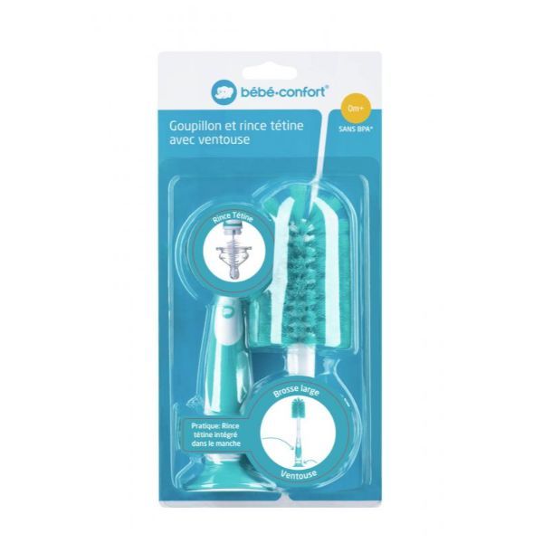 Bebeconfort 2 in 1 Suction Cup Brush