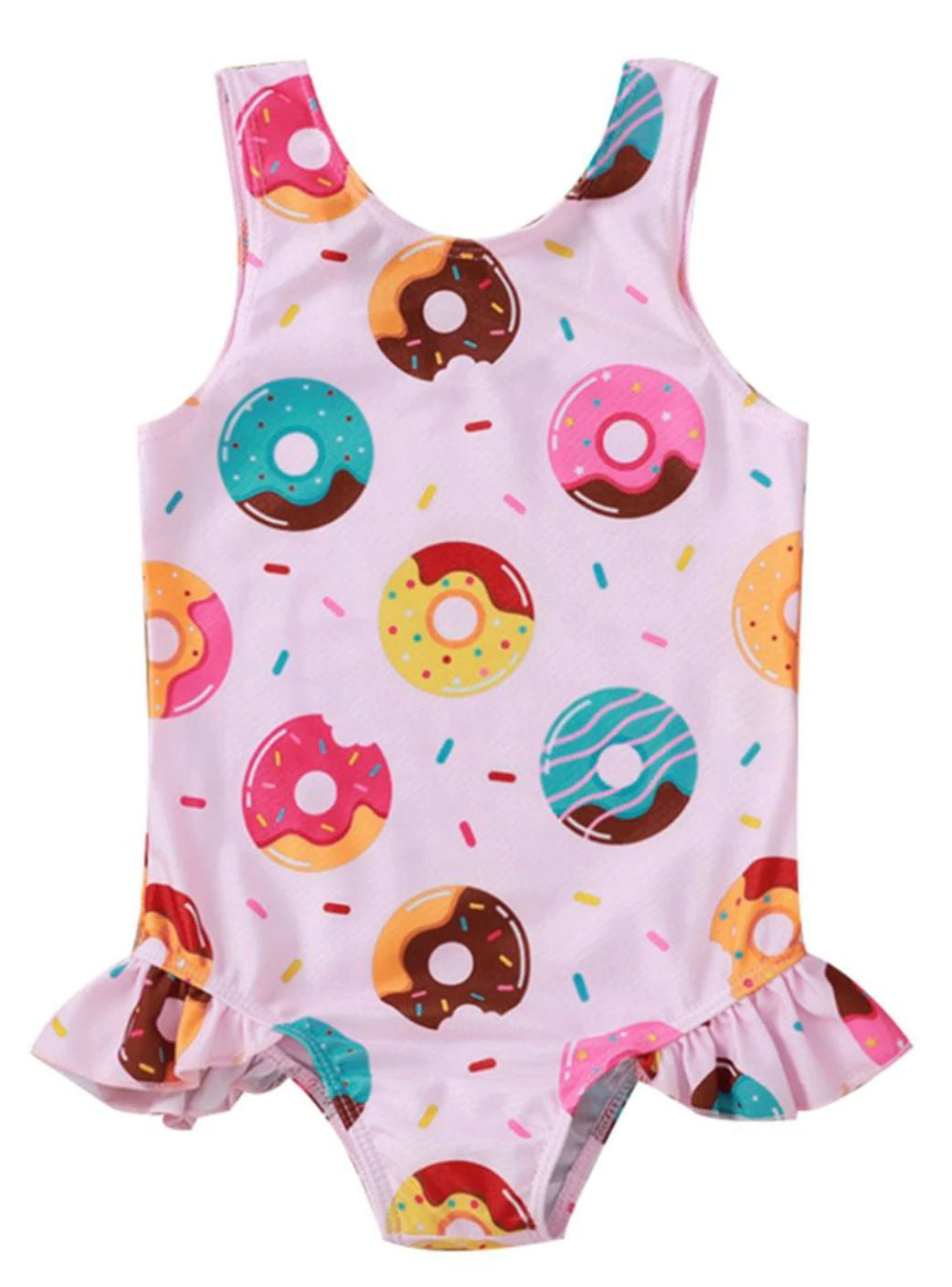 Donuts Print Swimsuit