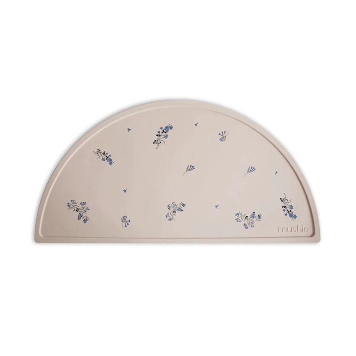 Mushie - Silicone Place Mat (Lilac Flowers)