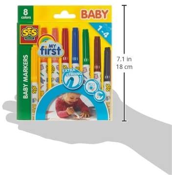 SES Creative My First Baby Markers 8 Colours
