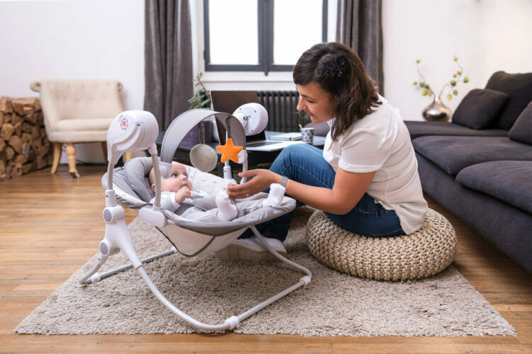 Safety 1st Balancing Baby Bouncer Seat Grey