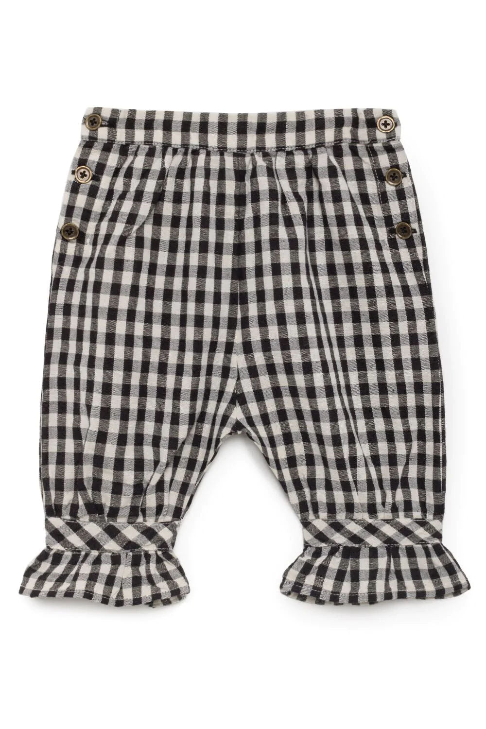Baby Horizon Dress with Checkered Pants Set