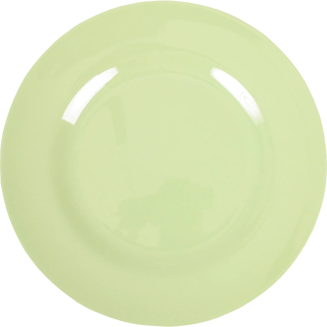 Round Melamine Dinner Plate - Mint