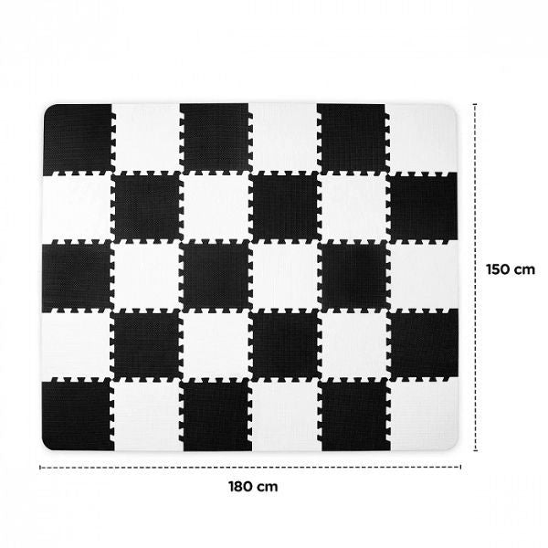 Kinderkraft Luno Foam Play Mat Puzzles 180×150 cm