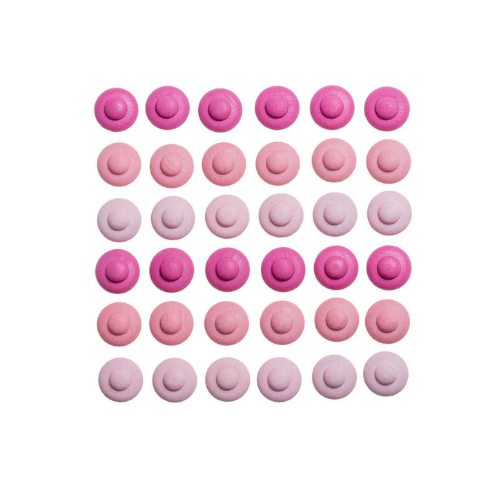 Mandala Pink Flowers (36 pieces) by Grapat