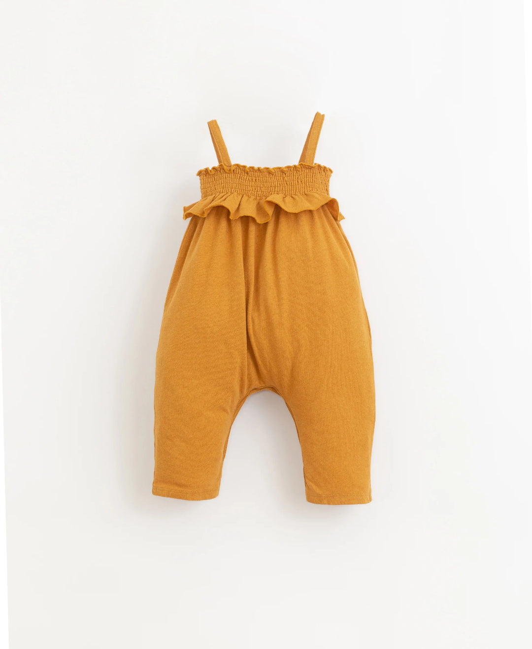 Jumpsuit with elastic chest