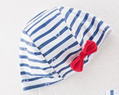 Toddler Skew Collar Striped Swimsuit 2 Pcs