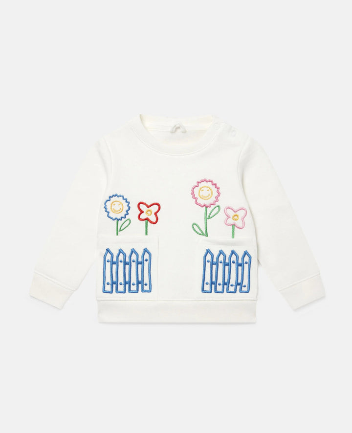 Garden Embroidery SMC Baby Sweater