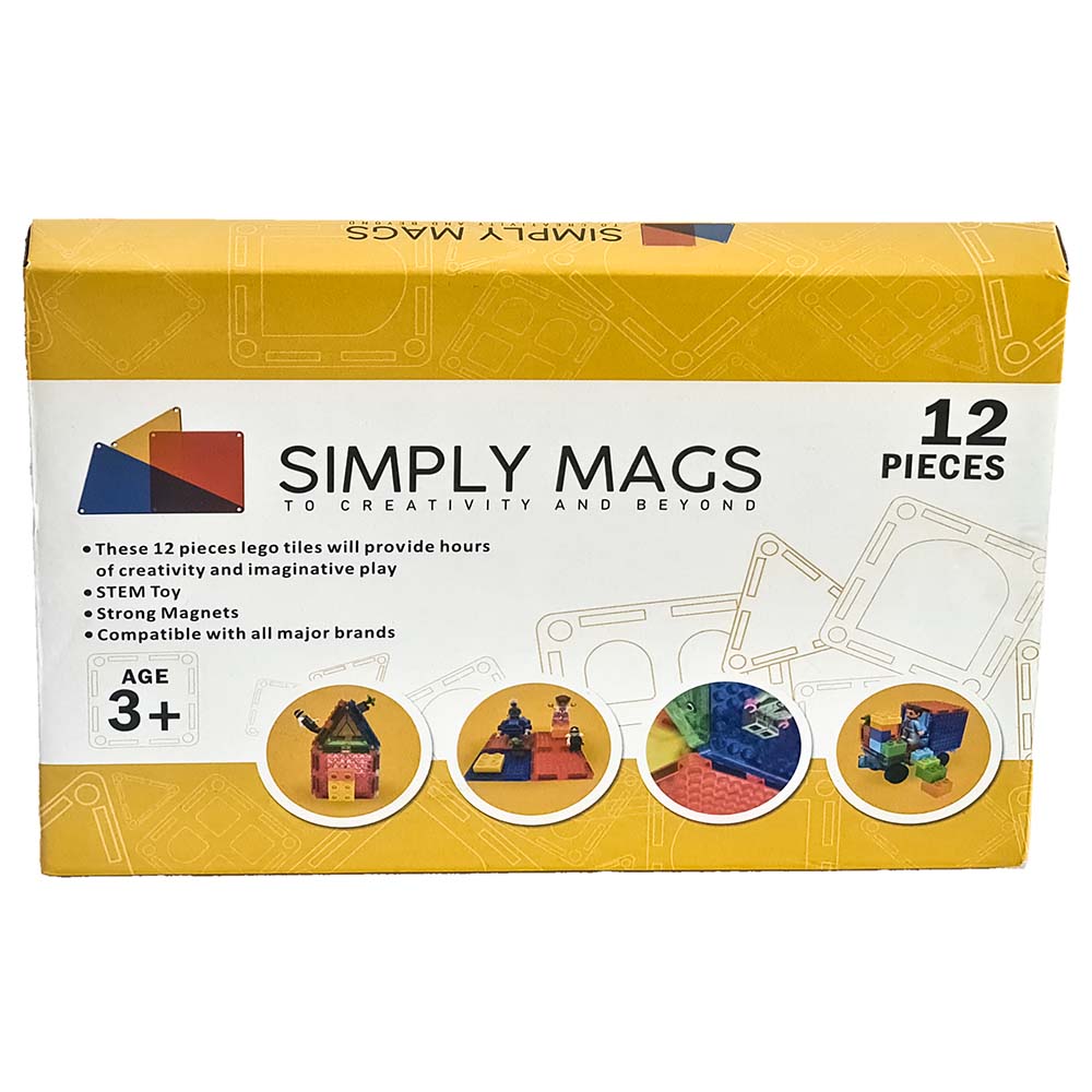 Simply Mags - Magnetic Blocks 12Pcs-Set