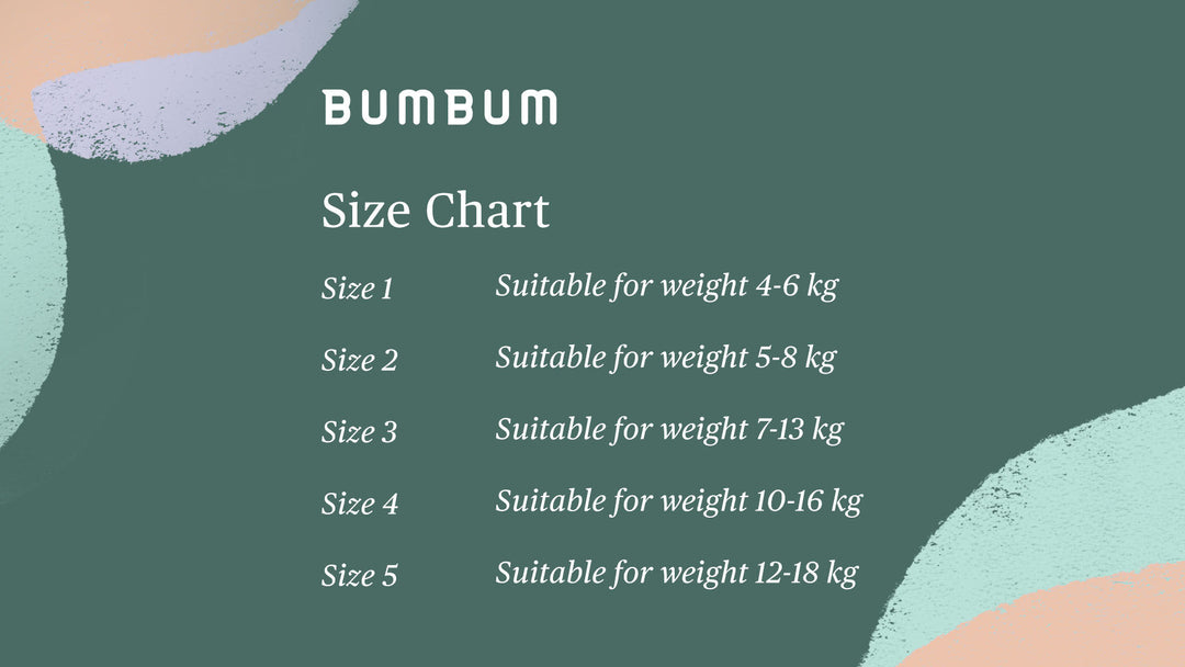 BumBum bamboo nappies - Size 4 (10-16 Kg) 54