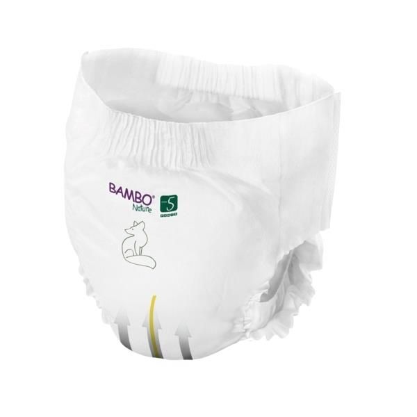 Bambo Nature Premium Eco Diapers Pants - Size 5 (12-18KG) Pack of 19 pcs